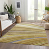 Piper Looms Chantille Waves ACN585 Beige Area Rug Lifestyle Image Feature