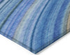 Piper Looms Chantille Waves ACN585 Blue Area Rug