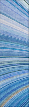 Piper Looms Chantille Waves ACN585 Blue Area Rug
