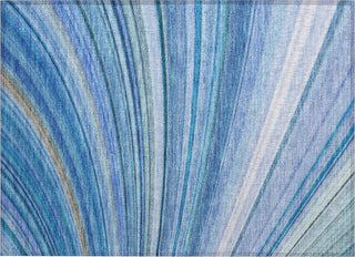 Piper Looms Chantille Waves ACN585 Blue Area Rug