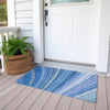 Piper Looms Chantille Waves ACN585 Blue Area Rug