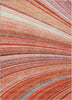 Piper Looms Chantille Stripes ACN585 Terracotta Area Rug