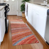 Piper Looms Chantille Stripes ACN585 Terracotta Area Rug