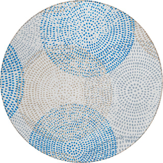 Piper Looms Chantille Circles ACN586 Ivory Area Rug