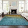 Piper Looms Chantille Ombre ACN587 Brown Area Rug Lifestyle Image Feature