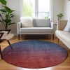 Piper Looms Chantille Ombre ACN587 Navy Area Rug