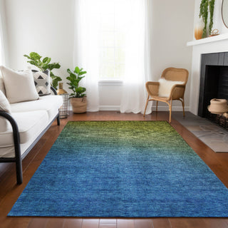 Piper Looms Chantille Ombre ACN587 Olive Area Rug