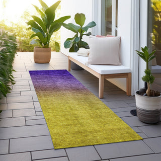 Piper Looms Chantille Ombre ACN587 Purple Area Rug