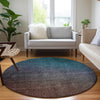 Piper Looms Chantille Ombre ACN587 Teal Area Rug