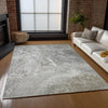 Piper Looms Chantille Abstract ACN588 Silver Area Rug
