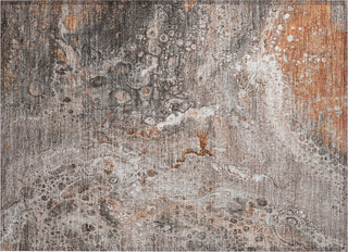 Piper Looms Chantille Abstract ACN588 Terracotta Area Rug