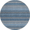 Piper Looms Chantille Stripes ACN589 Blue Area Rug