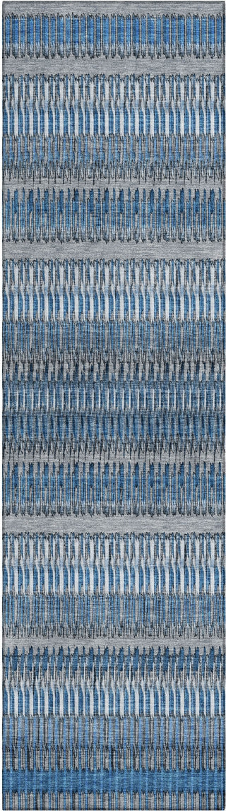 Piper Looms Chantille Stripes ACN589 Blue Area Rug