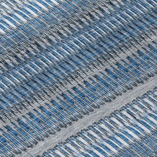 Piper Looms Chantille Stripes ACN589 Blue Area Rug