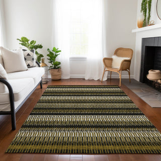 Piper Looms Chantille Stripes ACN589 Brown Area Rug