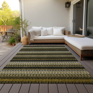 Piper Looms Chantille Stripes ACN589 Brown Area Rug