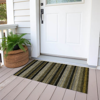 Piper Looms Chantille Stripes ACN589 Brown Area Rug