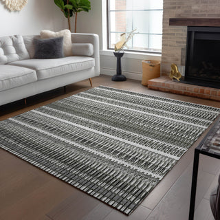 Piper Looms Chantille Stripes ACN589 Gray Area Rug