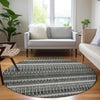 Piper Looms Chantille Stripes ACN589 Gray Area Rug