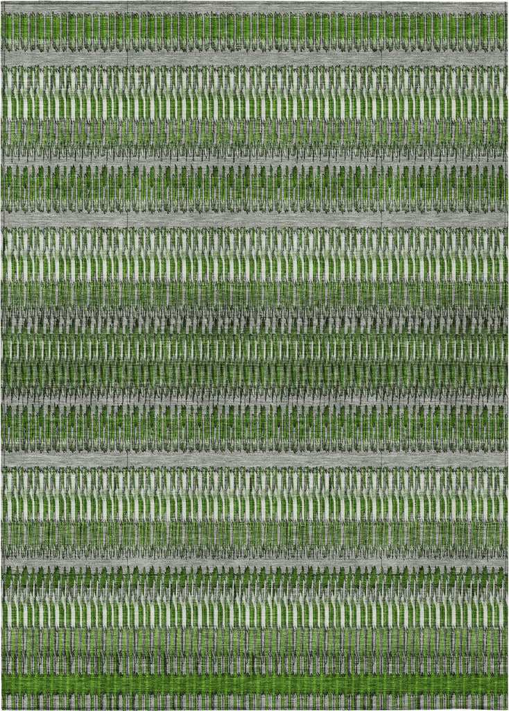 Piper Looms Chantille Stripes ACN589 Green Area Rug