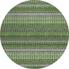 Piper Looms Chantille Stripes ACN589 Green Area Rug