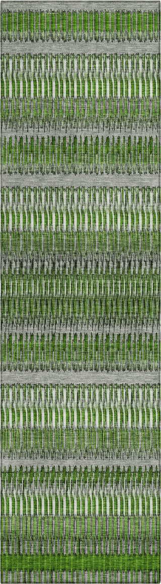 Piper Looms Chantille Stripes ACN589 Green Area Rug