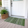 Piper Looms Chantille Stripes ACN589 Green Area Rug