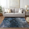 Piper Looms Chantille Modern ACN590 Blue Area Rug Lifestyle Image Feature