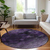 Piper Looms Chantille Modern ACN590 Purple Area Rug