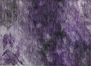 Piper Looms Chantille Modern ACN590 Purple Area Rug