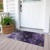 Piper Looms Chantille Modern ACN590 Purple Area Rug