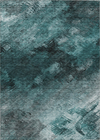 Piper Looms Chantille Modern ACN590 Teal Area Rug