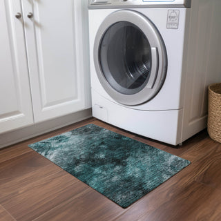 Piper Looms Chantille Modern ACN590 Teal Area Rug