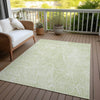 Piper Looms Chantille Diamond ACN591 Aloe Area Rug