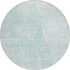 Piper Looms Chantille Diamond ACN591 Aqua Area Rug