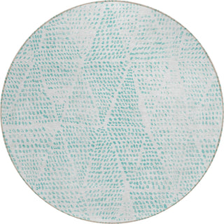 Piper Looms Chantille Diamond ACN591 Aqua Area Rug