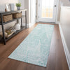 Piper Looms Chantille Diamond ACN591 Aqua Area Rug