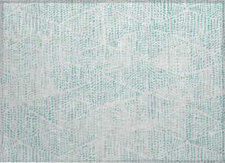 Piper Looms Chantille Diamond ACN591 Aqua Area Rug