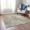 Piper Looms Chantille Diamond ACN591 Beige Area Rug Lifestyle Image Feature
