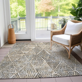 Piper Looms Chantille Diamond ACN591 Beige Area Rug