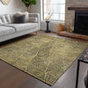 Piper Looms Chantille Diamond ACN591 Gold Area Rug