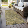 Piper Looms Chantille Diamond ACN591 Gold Area Rug