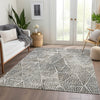 Piper Looms Chantille Diamond ACN591 Ivory Area Rug Lifestyle Image Feature