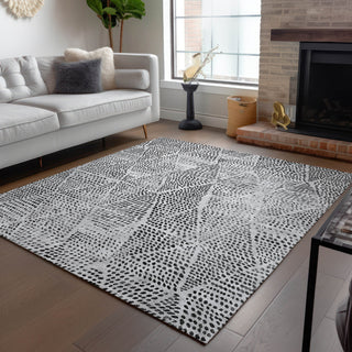 Piper Looms Chantille Diamond ACN591 Pewter Area Rug