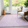 Piper Looms Chantille Diamond ACN591 Pink Area Rug