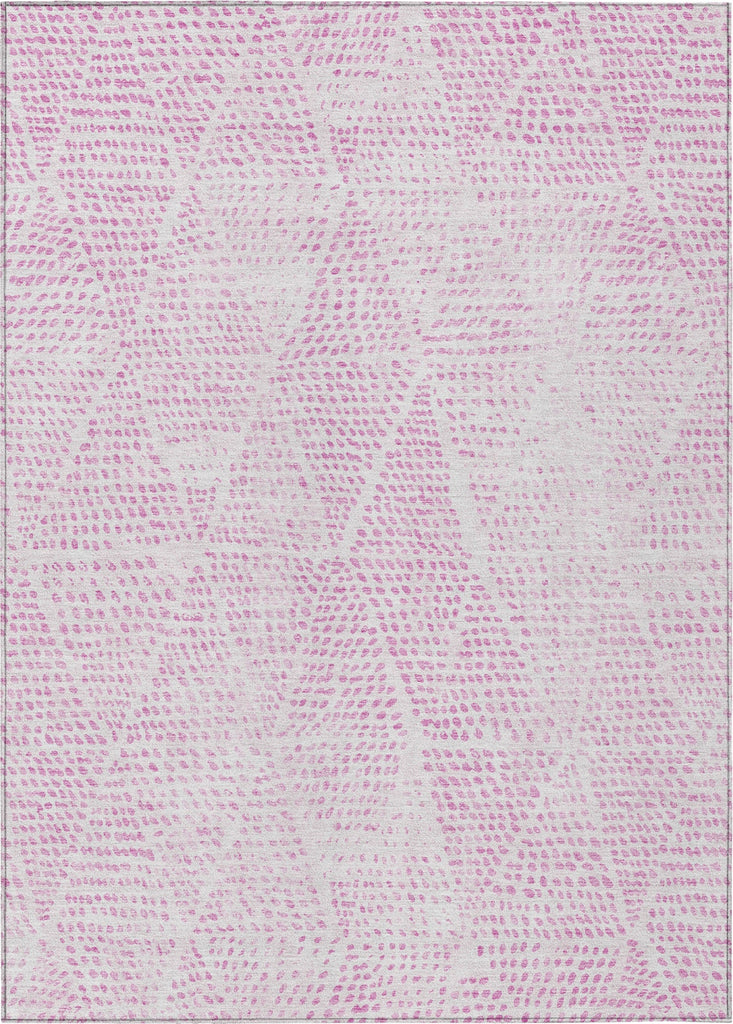 Piper Looms Chantille Diamond ACN591 Pink Area Rug