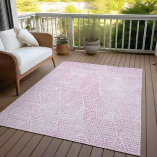 Piper Looms Chantille Diamond ACN591 Pink Area Rug