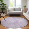 Piper Looms Chantille Diamond ACN591 Purple Area Rug