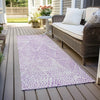 Piper Looms Chantille Diamond ACN591 Purple Area Rug