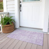 Piper Looms Chantille Diamond ACN591 Purple Area Rug